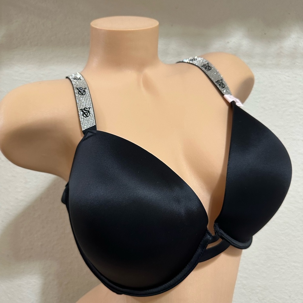 36dddd(G) Victoria’s Secret crystals push up bra
